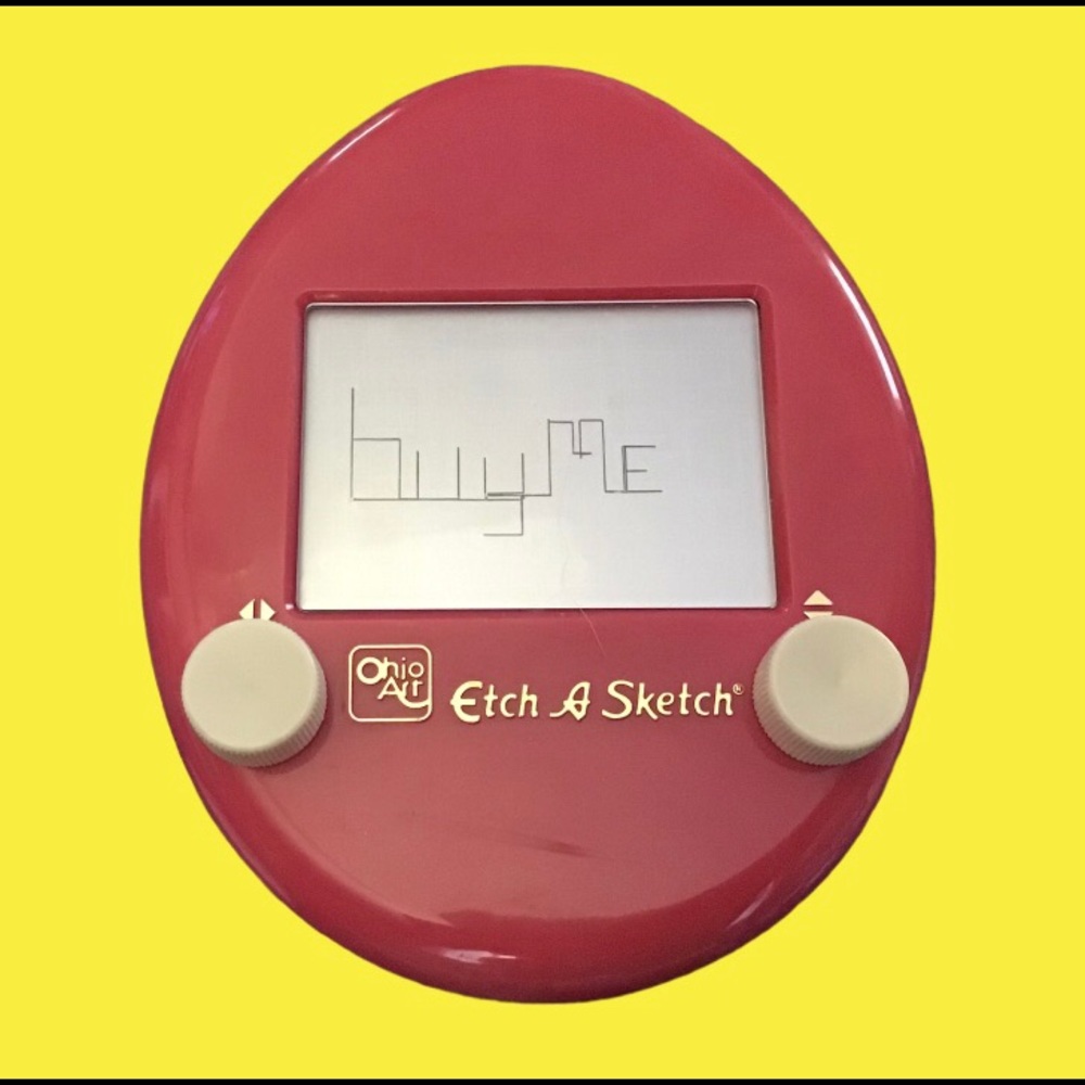 Etch a Sketch Mini Egg Shaped Pocket Size